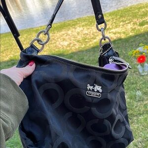 Coach Black Shoulder Bag